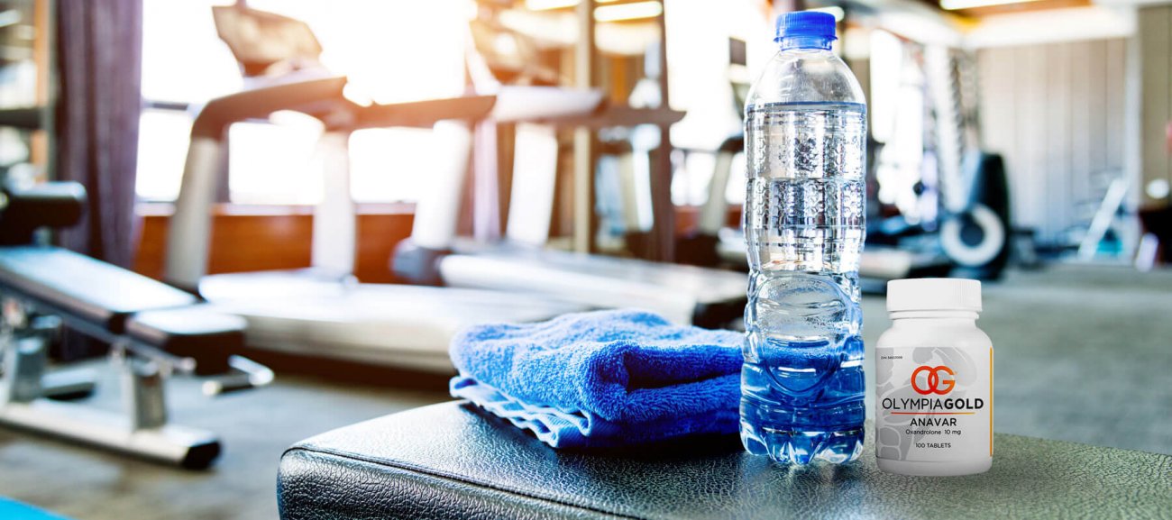 avatar Work out bench in gym with products for Oxandralone Anavar steroids in Canada. Canadian Gym